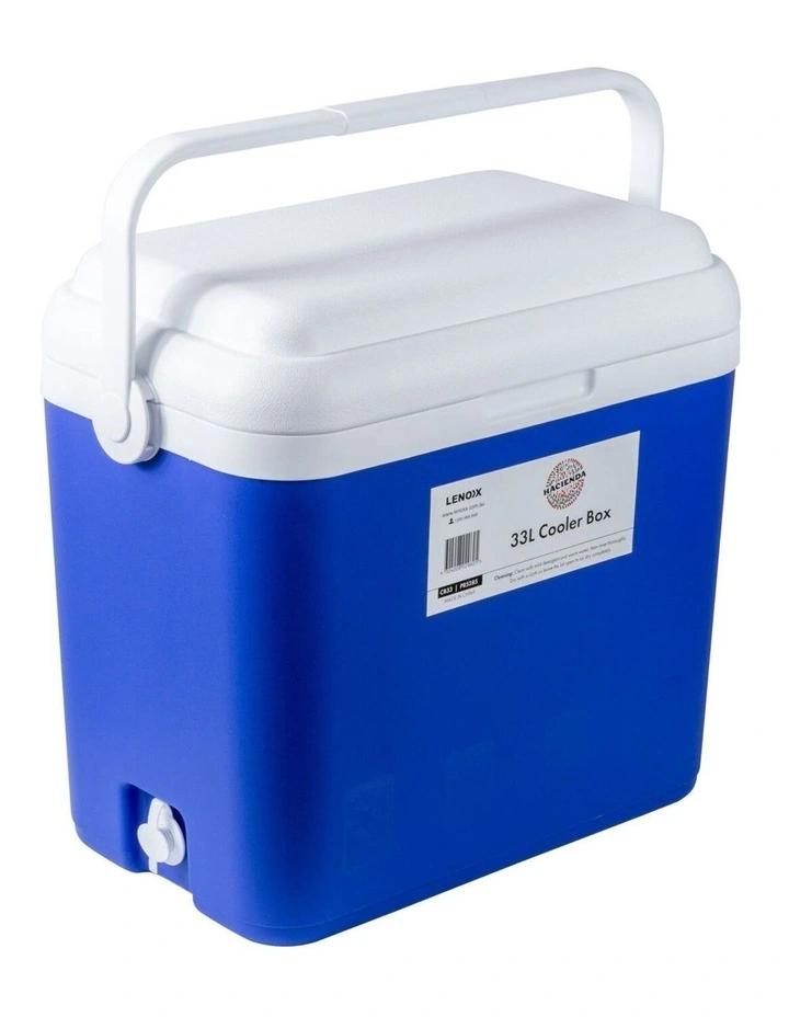 Portable Cooler Box Ice Chest for Picnic, Camping, Fishing, Caravan 33L in Multi image 3