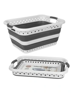 Space-Saving  Laundry Basket in Multi