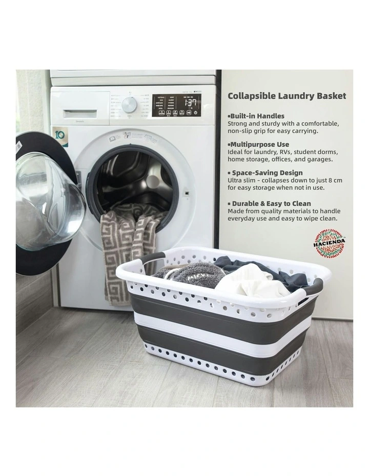 Space-Saving Laundry Basket in Multi image 4