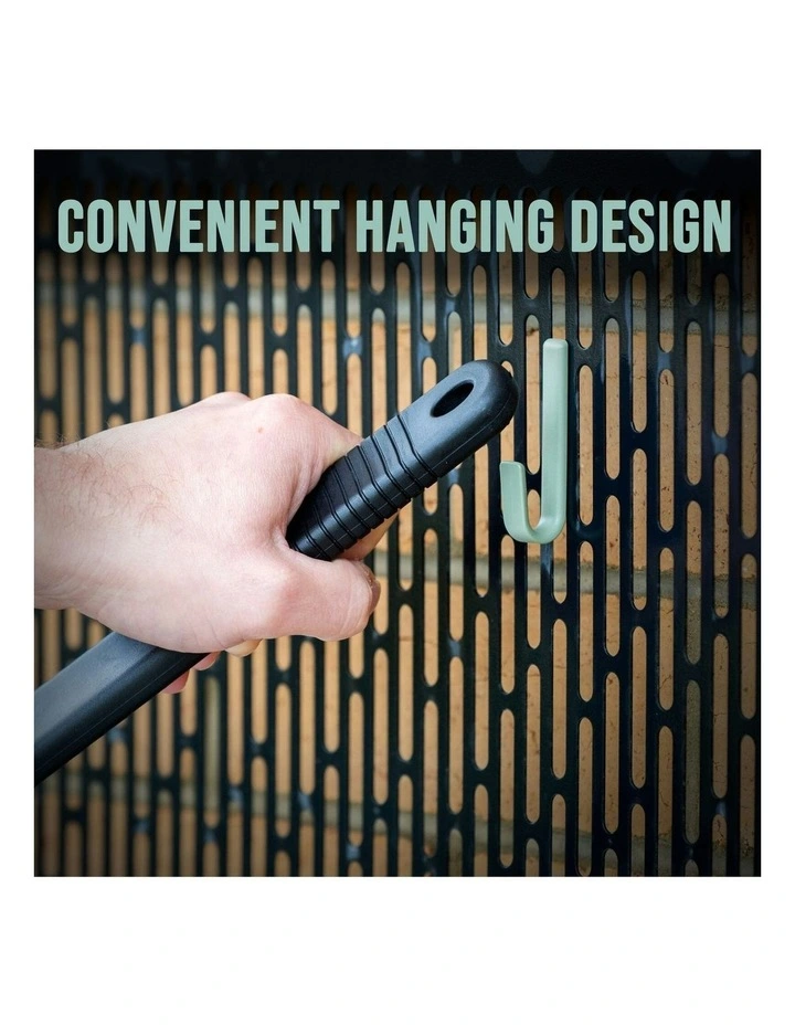 Stainless Steel BBQ Brush And Scraper Blade in Black image 7