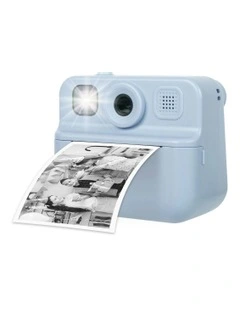 Instant Print Camera With Dual Lens And 1080P HD Video 48MP in Blue