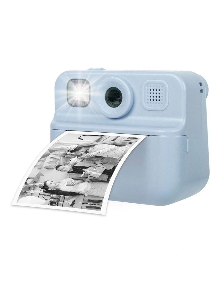 Instant Print Camera With Dual Lens And 1080P HD Video 48MP in Blue image 1