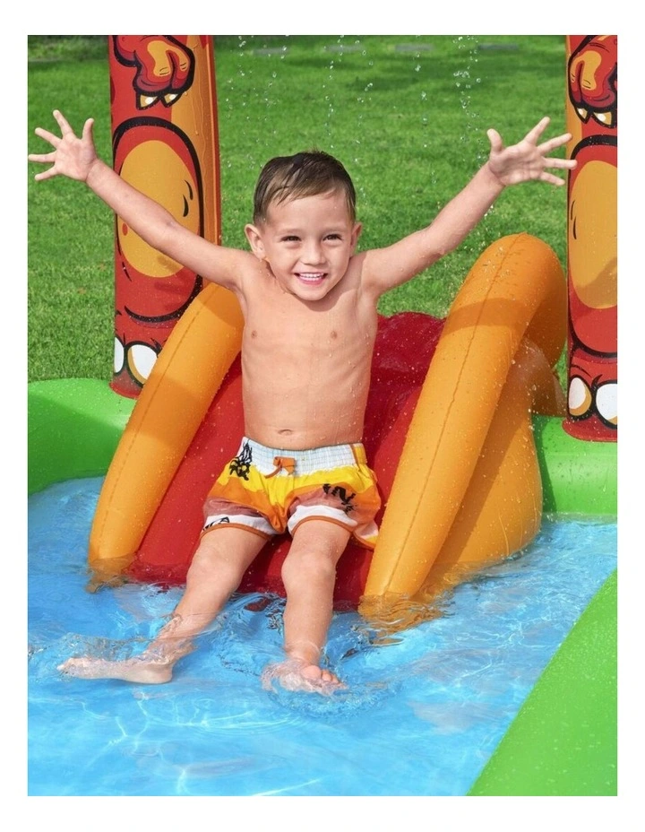 Jurassic Splash Water Play Centre With Slide 190L image 4