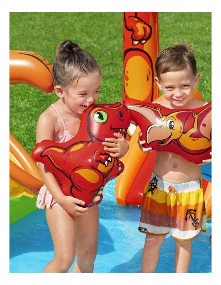 Jurassic Splash Water Play Centre With Slide 190L image 7