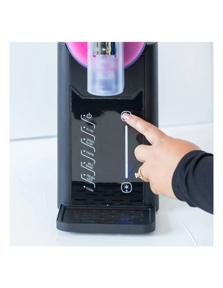 One Touch Control with 5 Preset Slushie Maker in Black image 3