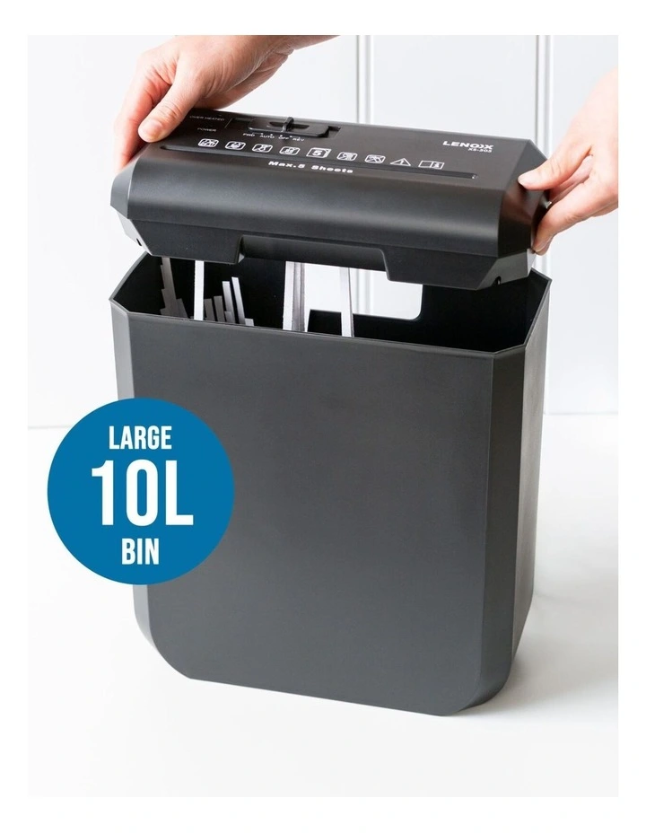 Home & Office Shredder, 5 x A4 At Once, Auto Start/Stop Function image 3