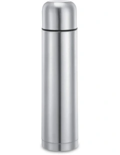 Stainless Steel Vacuum Flask Insulated Drink Container 1L in Silver