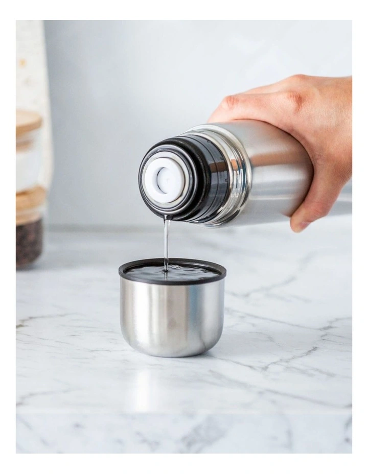 Stainless Steel Vacuum Flask Insulated Drink Container 1L in Silver image 3