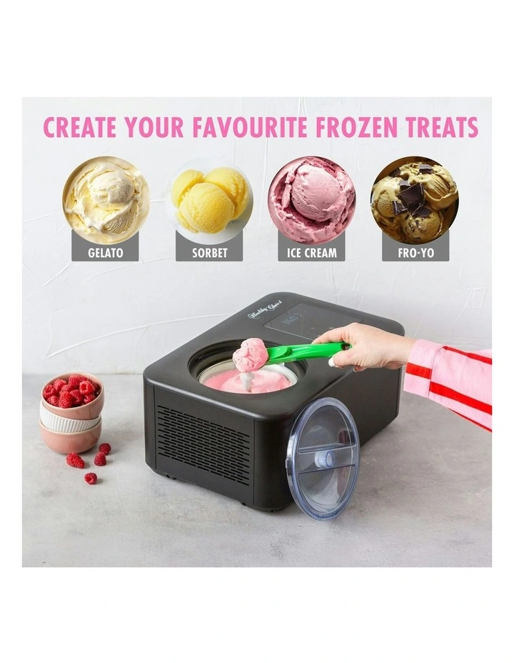 Ice Cream Maker with a Built-In Compressor 1.5 L in Black image 3