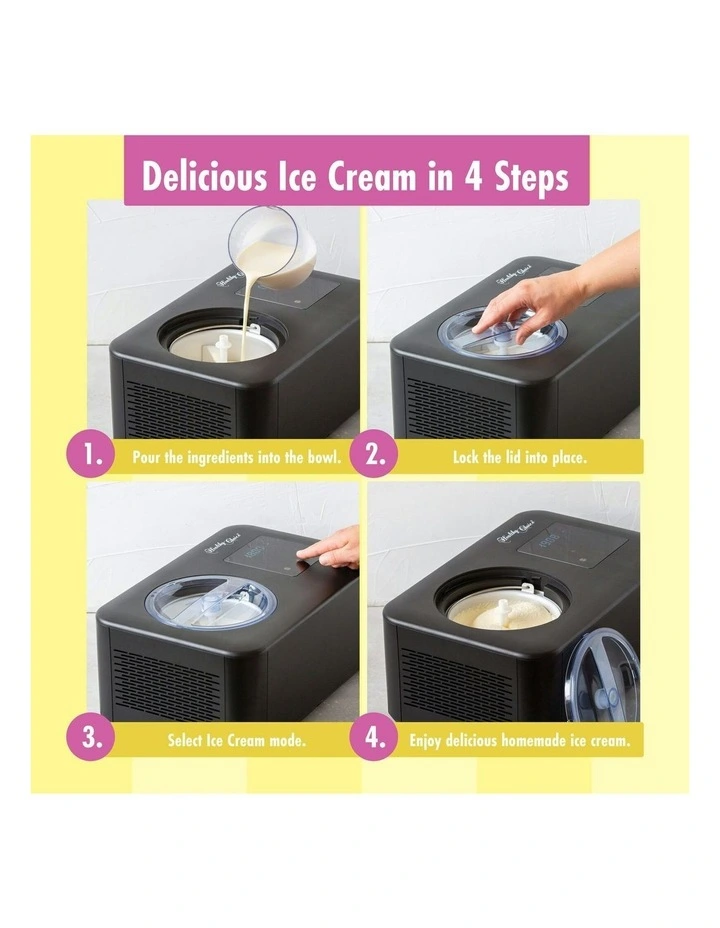 Ice Cream Maker with a Built-In Compressor 1.5 L in Black image 6