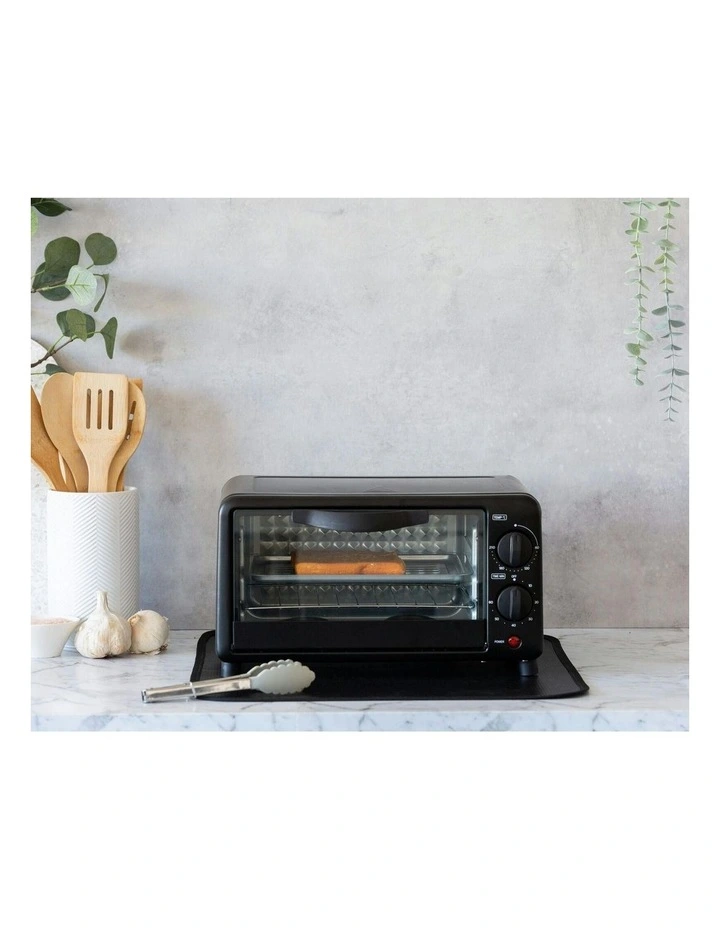 Non-Slip Heat-Resistant Air Fryer Benchtop Protector Mats Pack Of 2 40cm x 40cm in Black image 6