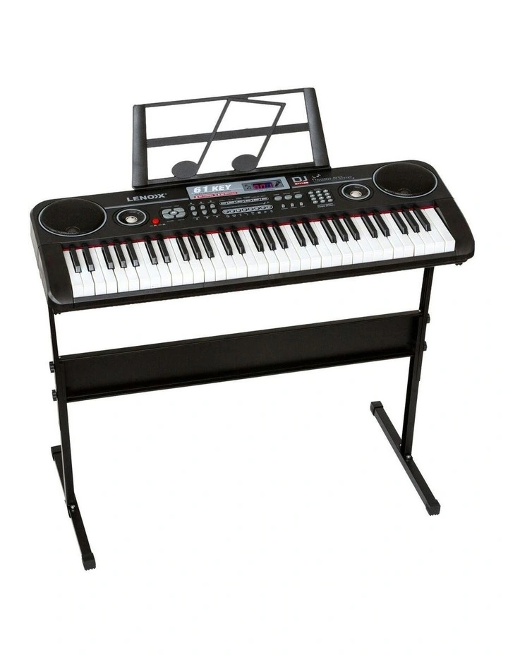 6-Key Electronic Learning Keyboard Piano With Stand image 1
