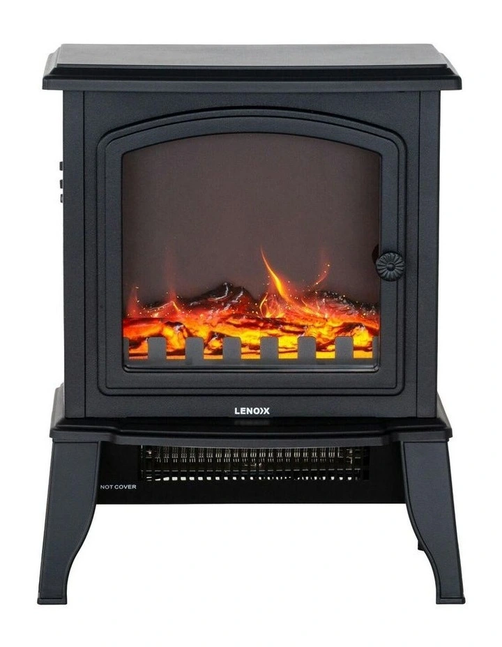 Electric 1000W to 2000W Fireplace Heater with Realistic Log Flame Display image 7