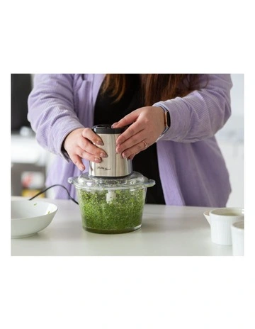 Food Chopper 300W Large in Stainless Steel