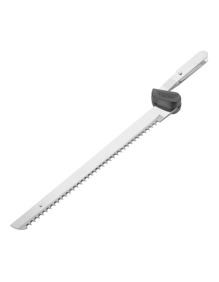 2000mAh Stainless Steel Rechargeable Cordless Electric LED Blade Knife in Black image 4
