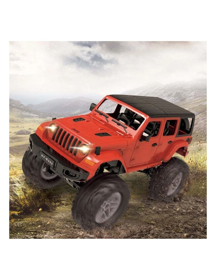 Remote Control Jeep Model Toy Car in Red image 4
