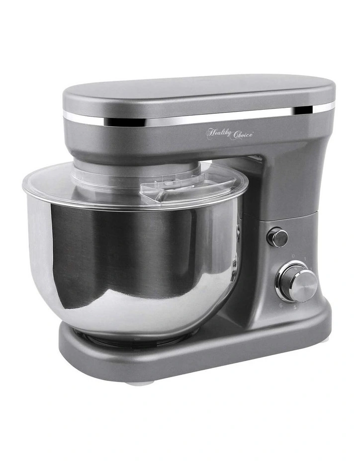 400W Mix Master 5L Kitchen Stand with Whisk & Beater in Titanium image 1