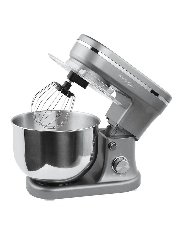 400W Mix Master 5L Kitchen Stand with Whisk & Beater in Titanium image 3