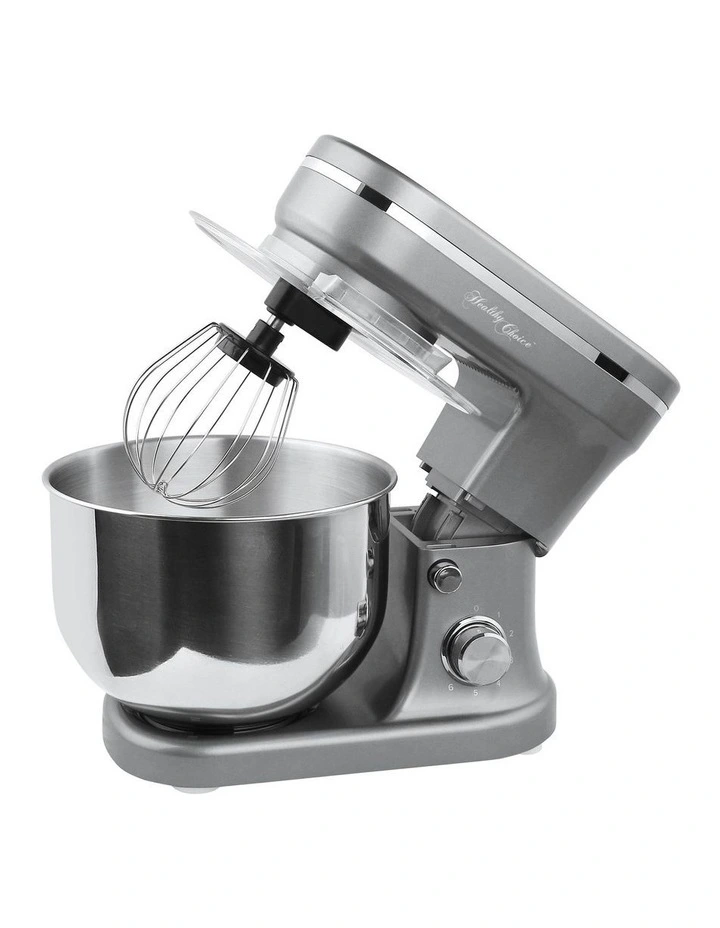 400W Mix Master 5L Kitchen Stand with Whisk & Beater in Titanium image 6