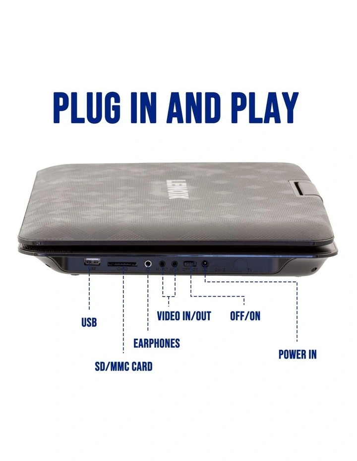 15.4 Inch Swivel Portable Dvd Player and Screen image 3
