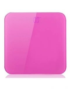 Digital Body LCD Electronic Scales 180kg in Pink