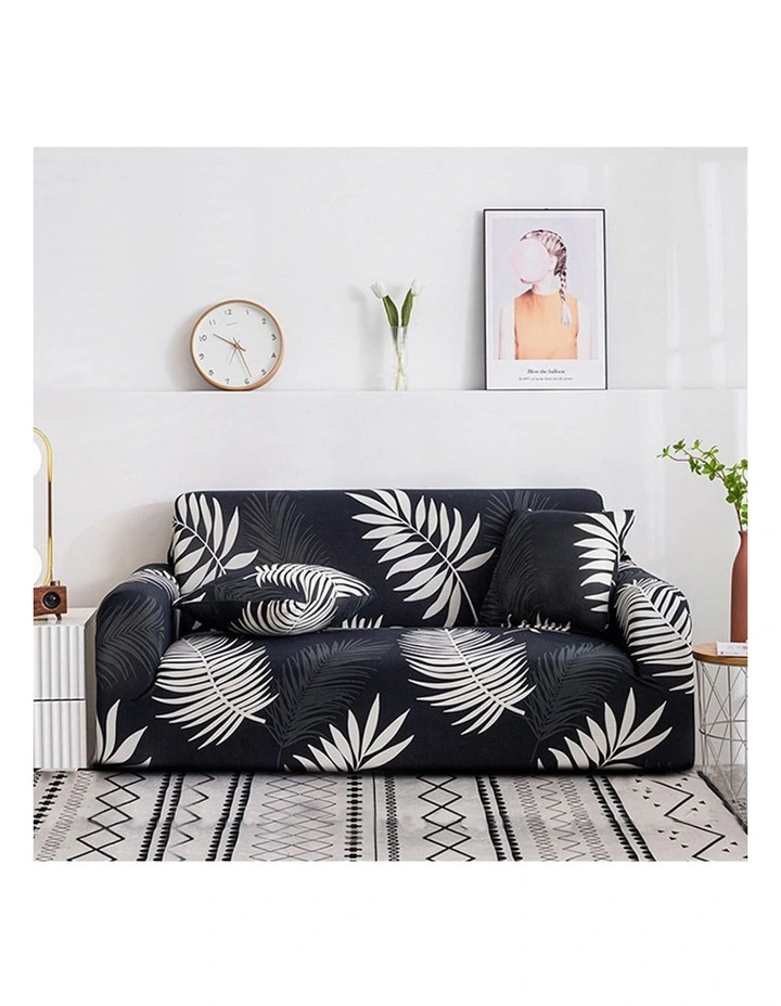 High Stretch Sofa Cover Couch Lounge Protector Slipcover 4-Seater in Multi image 3
