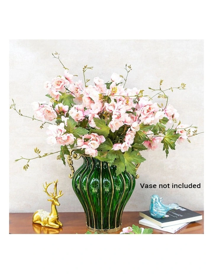 8 Bunch Artificial Silk Hibiscus 3 Heads Flower in Assorted image 4