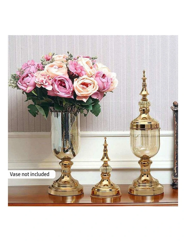 3 Pieces Artificial Silk with 15 Heads Flower in Assorted image 4