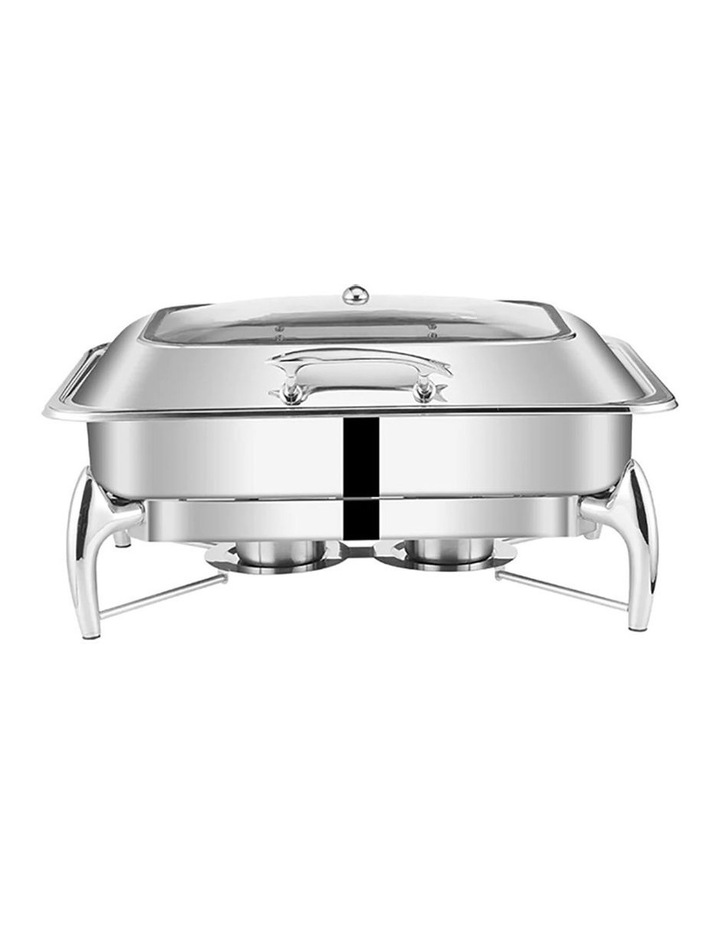 Stainless Steel Rectangular Chafing Dish Tray in Silver