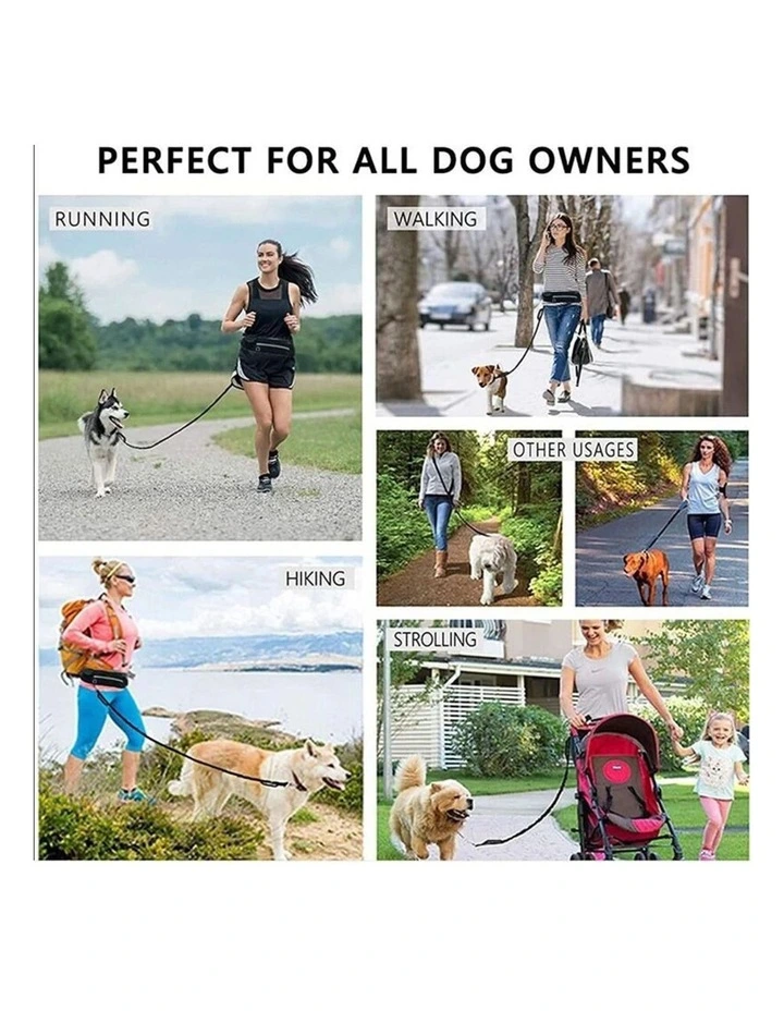 Adjustable Hands-Free Pet Leash Bag in Orange image 6