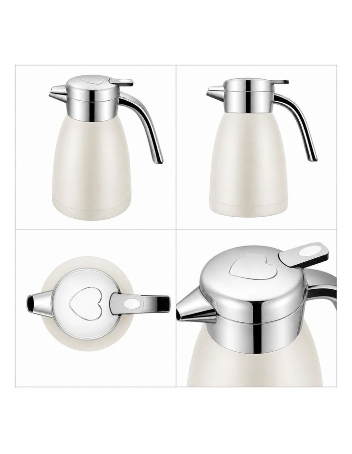 Stainless Steel Kettle 1.2L in Red image 2