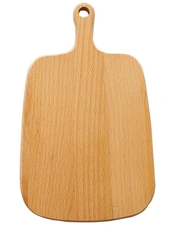 Rectangle Wooden Serving Tray with Handle 26cm in Brown