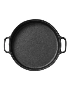 Cast Iron Frying Pan 30cm in Black