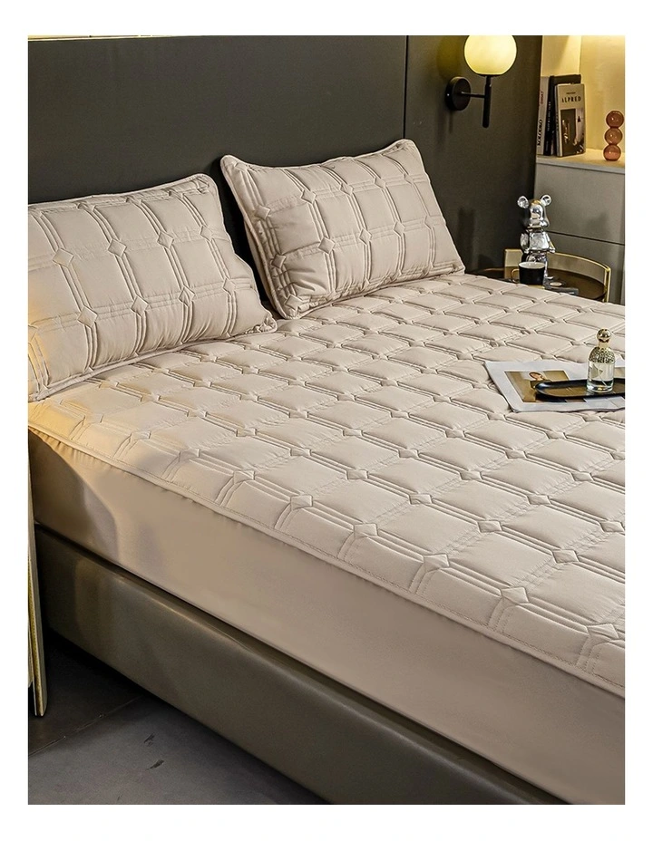 Soga Wide Mattress Cover Bed Spread Sheet Protector With Pillow Covers