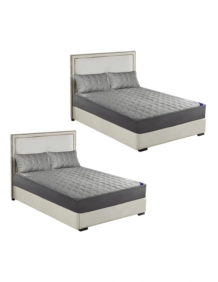 Soga International Bed Spread Sheet Protector With Pillow Covers 153cm