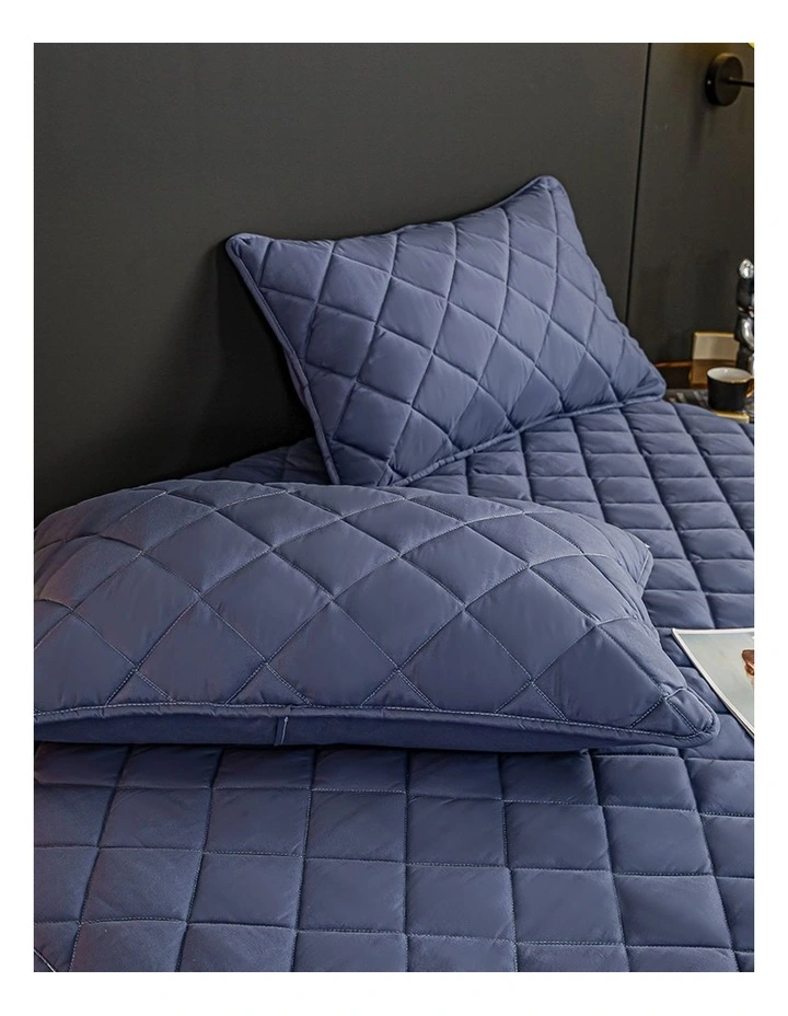 Soga Mattress Cover Bed Protector With Pillow Covers In Blue MYER