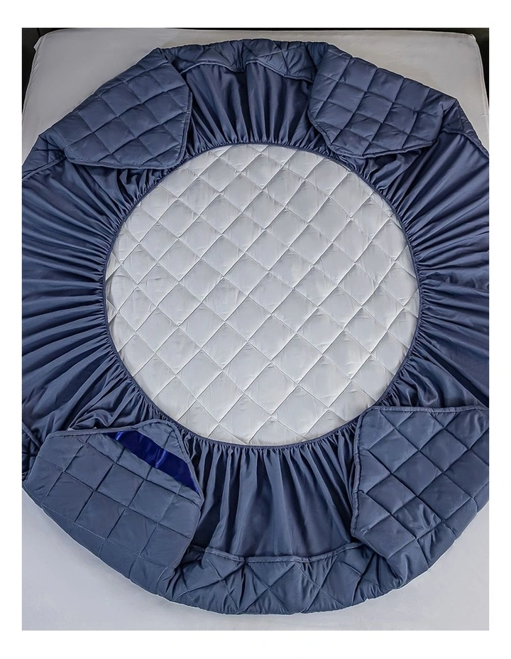 Soga Mattress Cover Bed Protector With Pillow Covers In Blue MYER