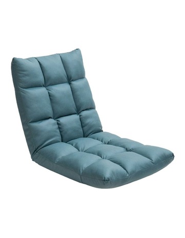 Foldable Lounge Floor Recliner Adjustable Gaming Sofa Bed in Green