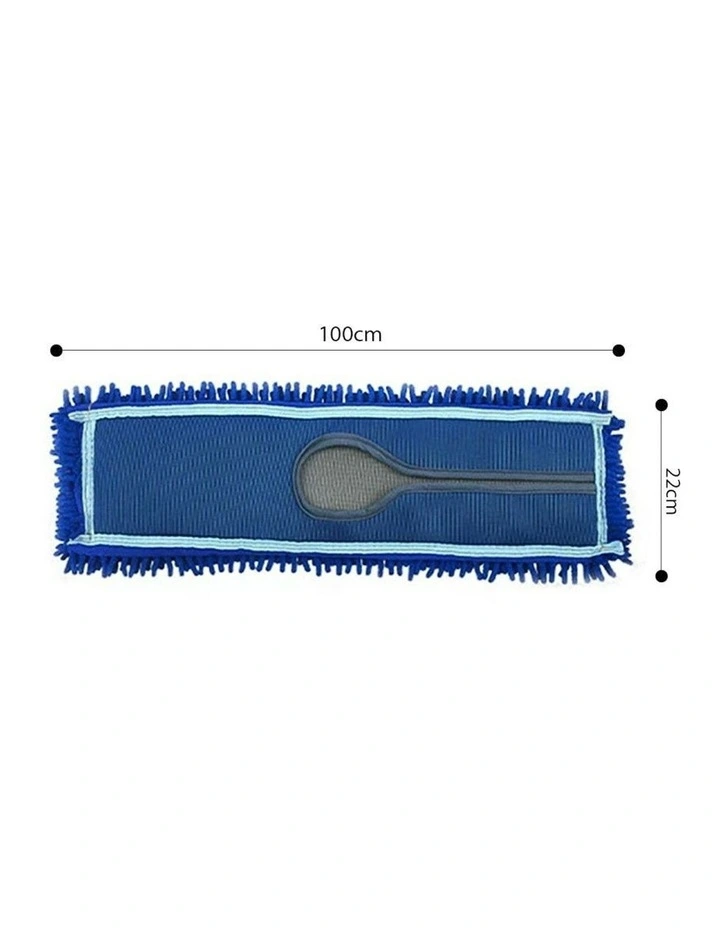 Flat Mop Cloth Cover 100x22cm in Blue image 6