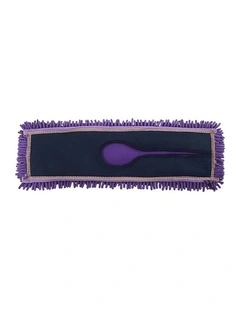 Microfiber Flat Mop Floor Cleaning Pads 90x22 in Purple