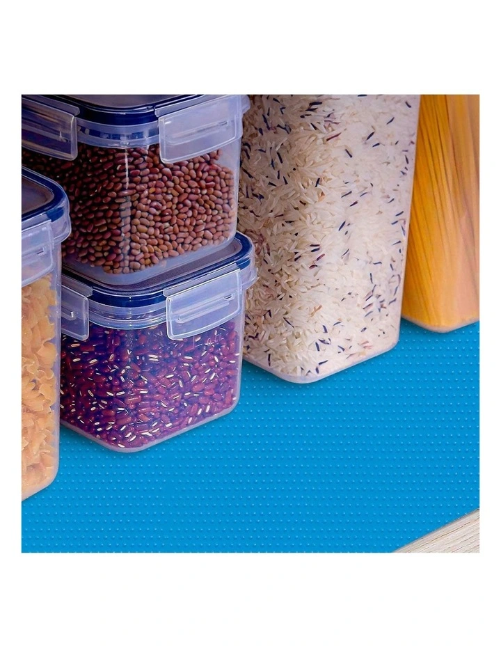 Kitchen Shelf Drawer Cabinet Multi Use Liner Non Slip Mat 30x300cm 2x in Blue image 3