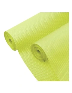 Kitchen Shelf Drawer Cabinet Multi Use 2x Liner Non Slip Mat 30x300cm in Green