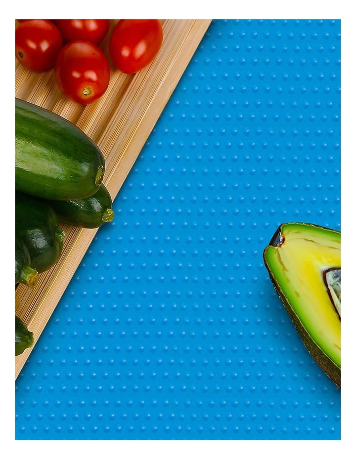Kitchen Shelf Drawer Cabinet Liner Multi Use Non Slip Mat 2X 40x300cm in Blue image 2