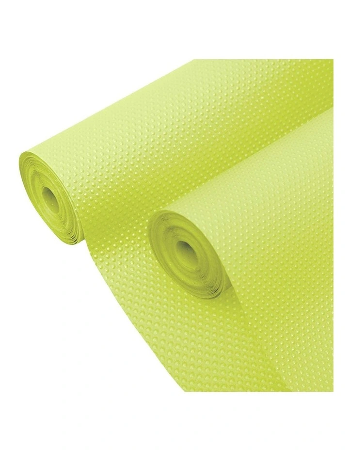 Kitchen Shelf Drawer Cabinet Multi Use Liner Non Slip Mat 40x300cm 2X in Green image 1