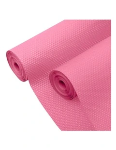 Cabinet Multi Use 2X Liner Non Slip Mat 50x300cm in Pink