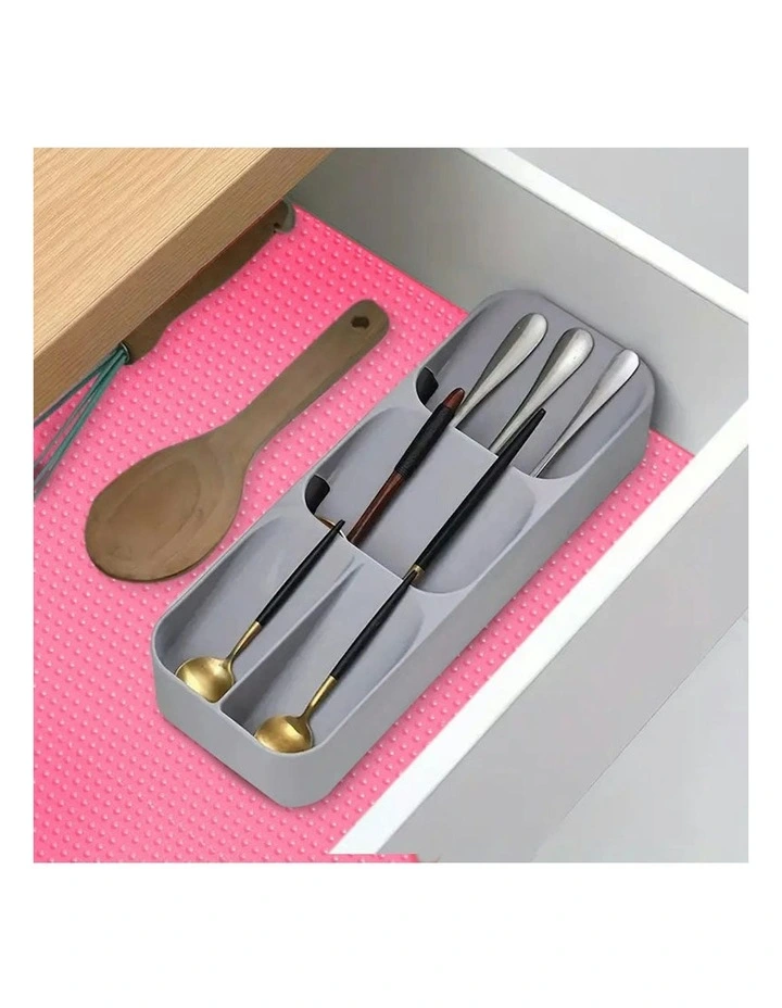 Cabinet Multi Use 2X Liner Non Slip Mat 50x300cm in Pink image 4