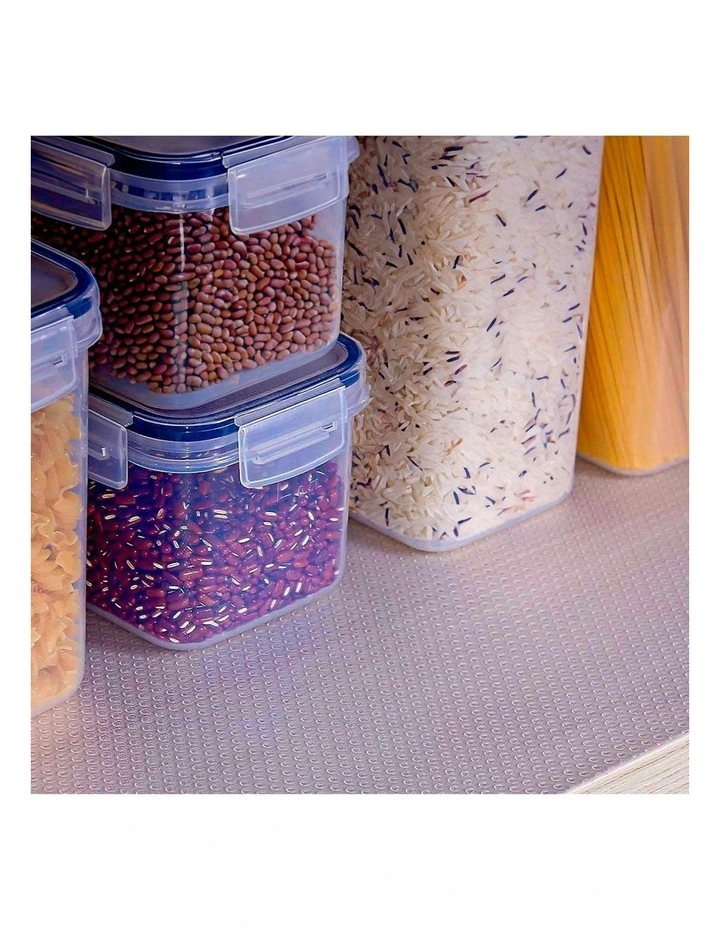 Kitchen Drawer Cabinet 2X Multi Use Liner Non Slip Mat 50x300cm in Transparent image 4
