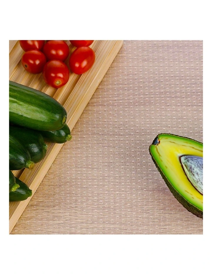 Kitchen Drawer Cabinet 2X Multi Use Liner Non Slip Mat 50x300cm in Transparent image 6