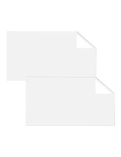 Dry Erase Adhesive Board Wall Sticker Sheet x2 120cmx500cm in White