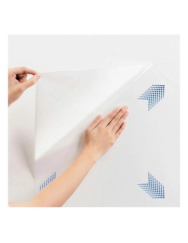 Dry Erase Adhesive Board Wall Sticker Sheet x2 120cmx500cm in White image 6